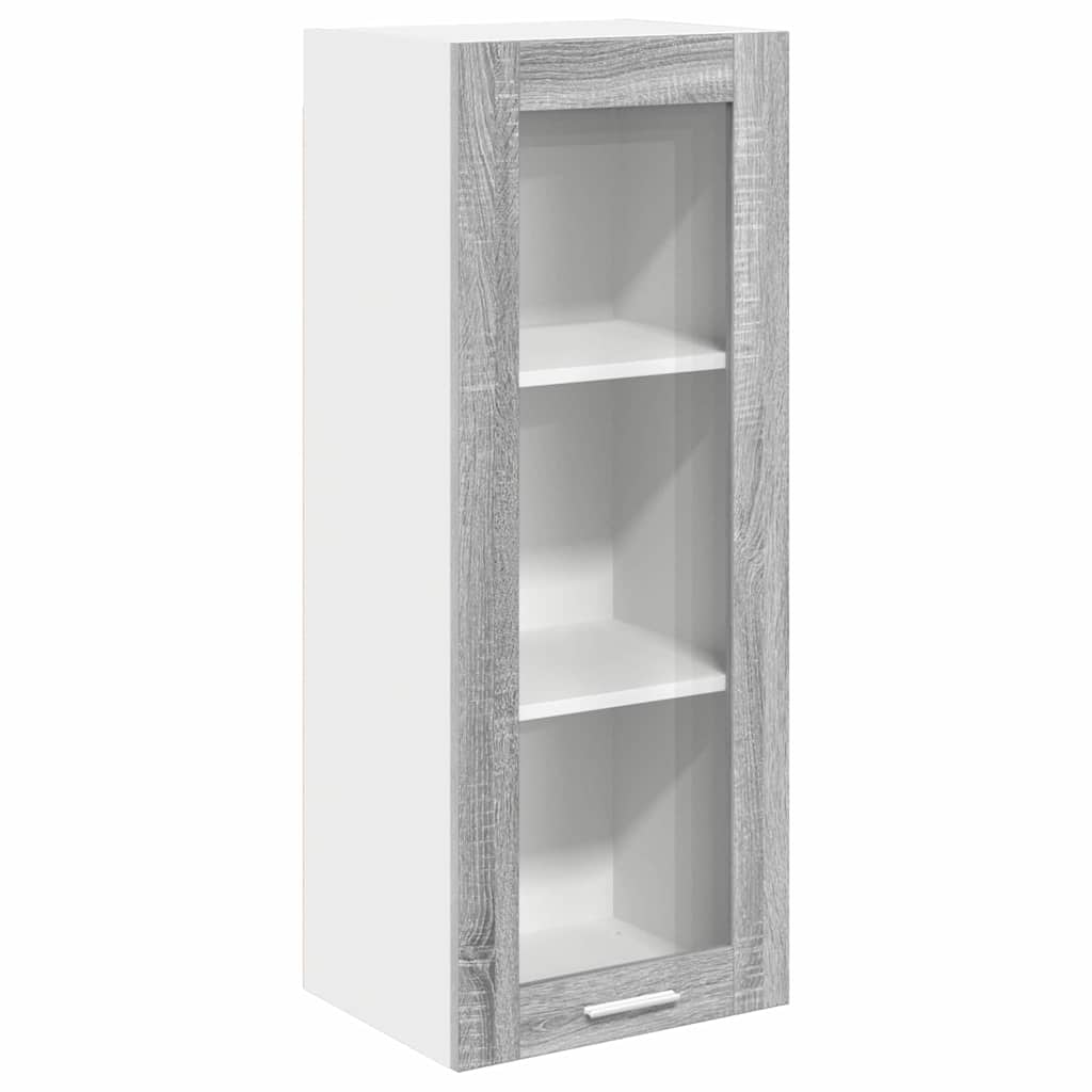 Hanging Cabinet with Shelf Riga Grey Sonoma 40 x 31 x 100 cm